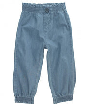 Load image into Gallery viewer, Denim Ruffle Jogger Pants