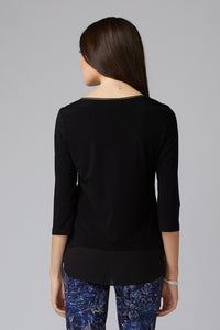 Layered Square Cut Panel Top