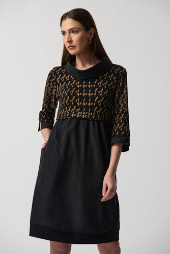 Houndstooth Cocoon Dress