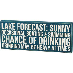 Lake Forecast Box Sign