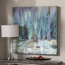 Load image into Gallery viewer, Blue Waterfall Hand Painted Canvas