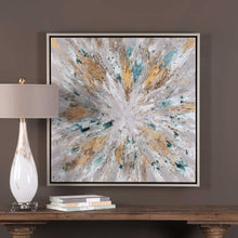 Load image into Gallery viewer, Exploding Star Hand Painted Canvas
