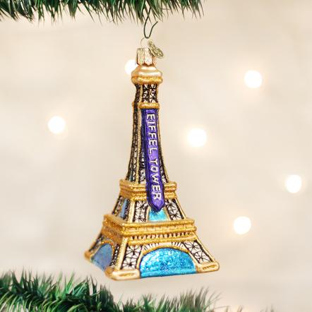 Old World Christmas- Eiffel Tower Ornament