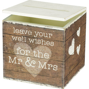 Mr & Mrs Card Box