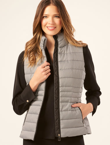 Houndstooth Vest