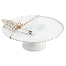 Load image into Gallery viewer, Mr &amp; Mrs Beaded Cake Stand Set