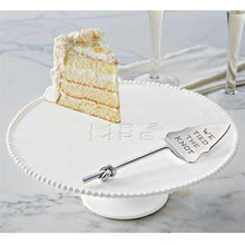 Load image into Gallery viewer, Mr &amp; Mrs Beaded Cake Stand Set
