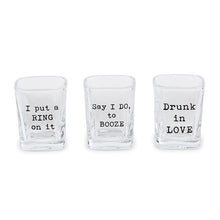 Load image into Gallery viewer, Wedding Party Shot Glass Set