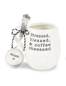 Stressed Coffee Mug Set
