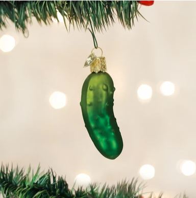 Old World Christmas- Sweet Pickle Ornament
