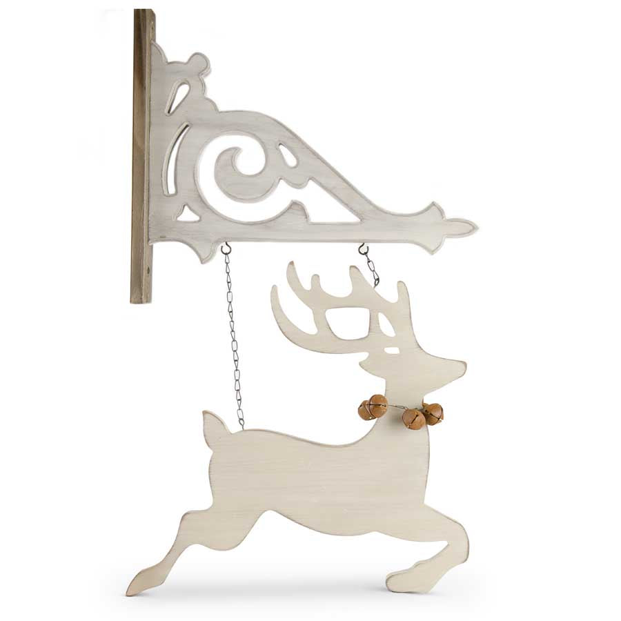 Cutout Reindeer with Bells