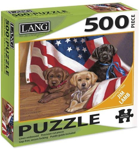 American Puppy 500 Piece Puzzle