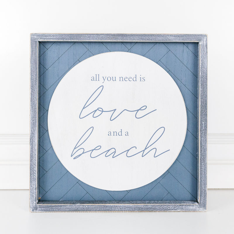 All You Need Is Love & Beach Sign