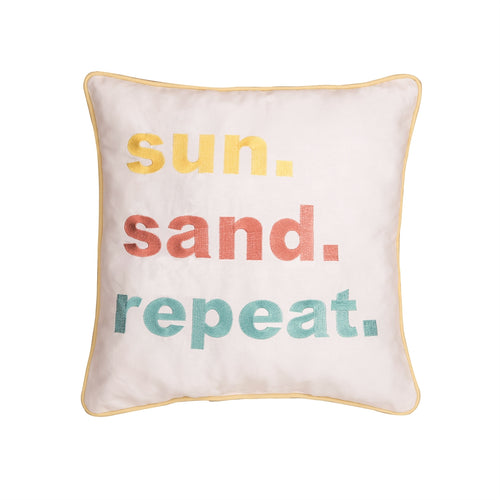 Sun, Sand, Repeat Pillow