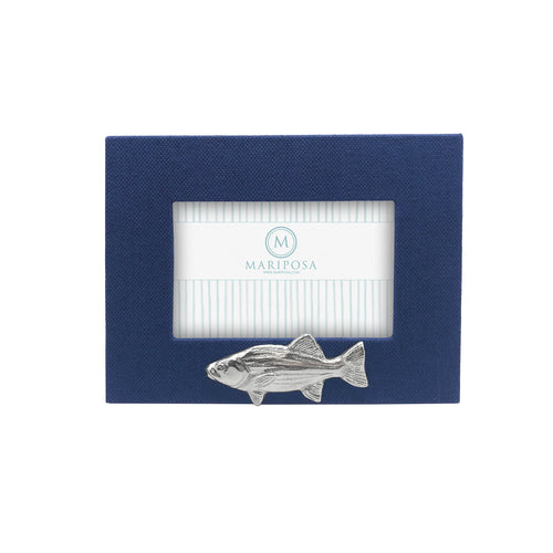 Linen with Fish Frame Horizontal
