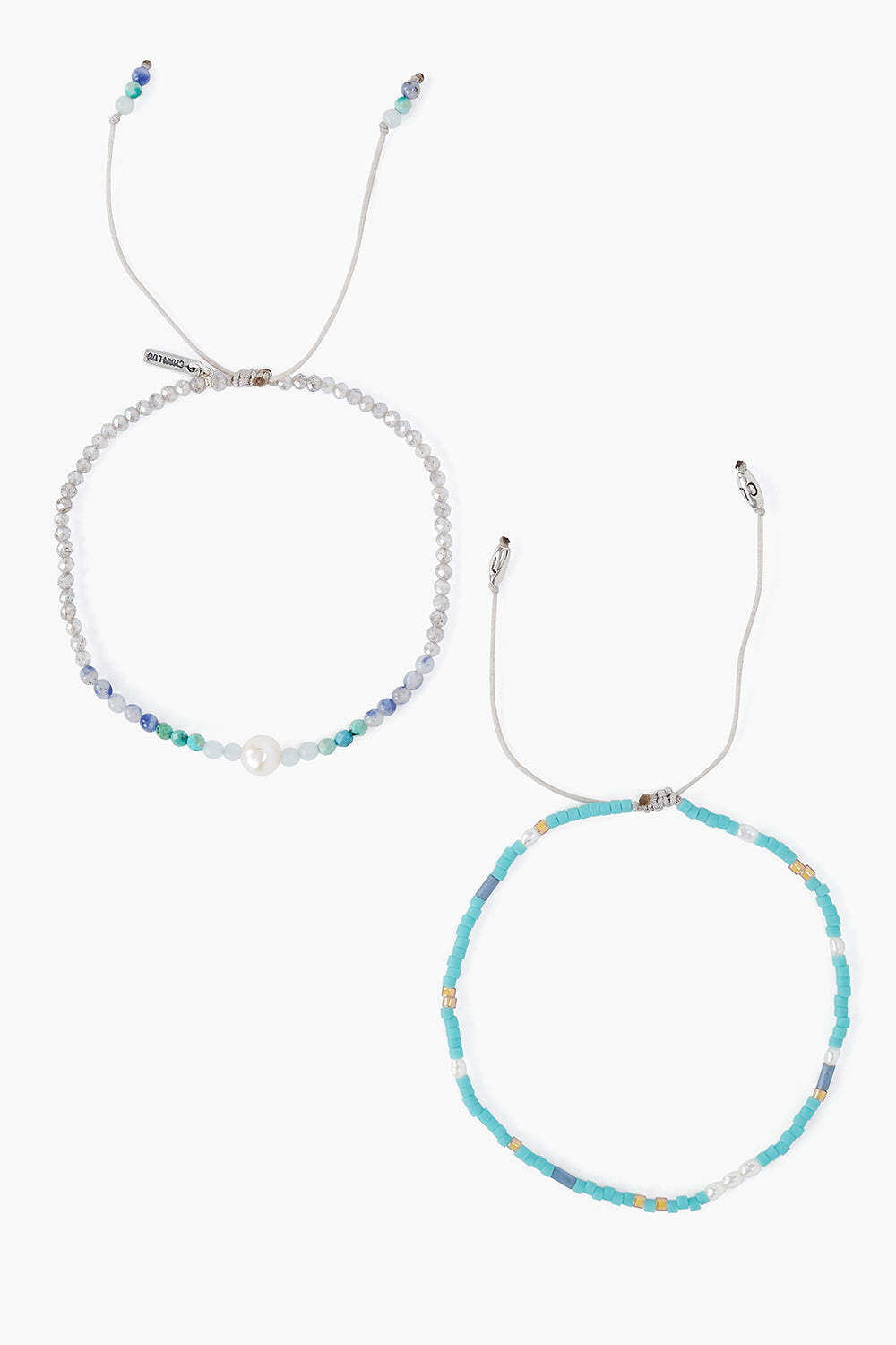 Turquoise Pearls Bracelet Adjustable