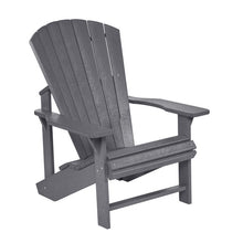 Load image into Gallery viewer, C.R. Plastics Classic Adirondack Chair in Slate Grey — outdoor furniture at Cornerstone Lake Geneva