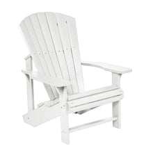 Load image into Gallery viewer, C.R. Plastics Classic Adirondack Chair in White - outdoor furniture at Cornerstone Lake Geneva
