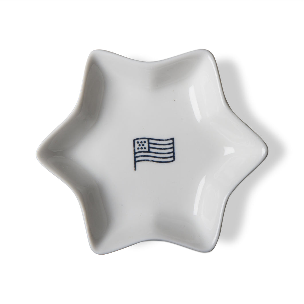 Flag Star Shape Dish