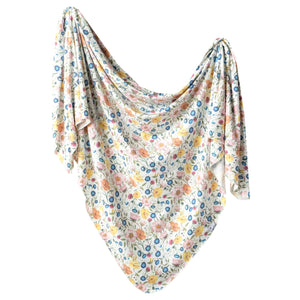Knit Swaddle Blanket - Isabella