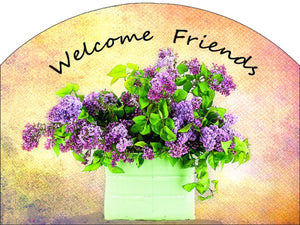 Lilac Bucket Plaque-Large