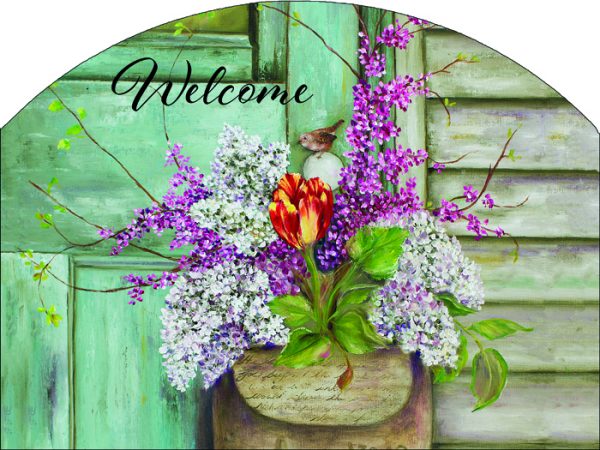 Lilac Pouch Plaque-Small