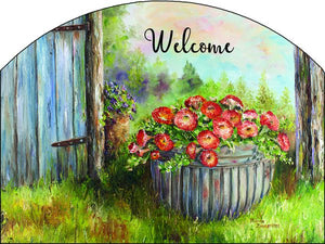 May Flowers Plaque-Large