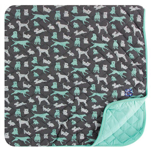 Quilted Toddler Blanket - Glass & Stone Animals