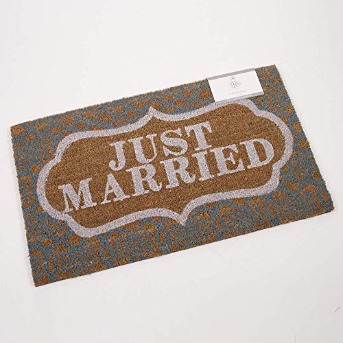 Just Married Coir Doormat