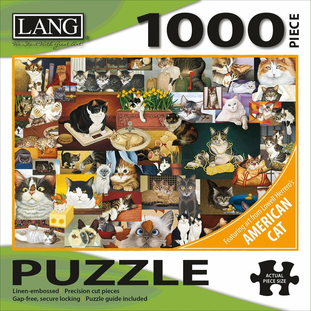 American Cat 1000 Piece Puzzle