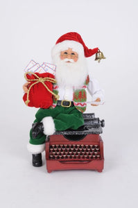 Typewriter Santa