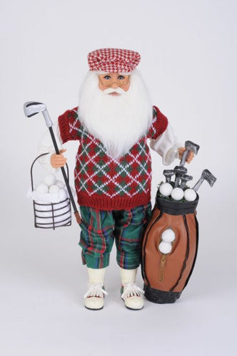 Golf Santa With Basket