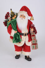 Load image into Gallery viewer, Lighted Wine Blocks Santa