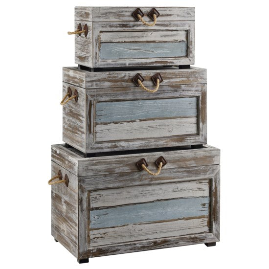 Nantucket Weathered Wood Trunk