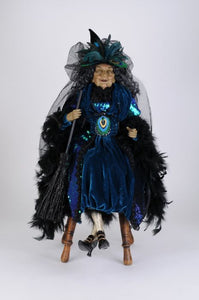 Peacock Sitting Witch
