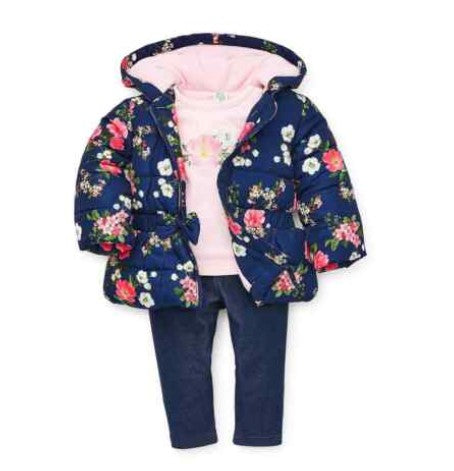 Floral Jacket 3pc Set