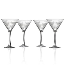 Load image into Gallery viewer, Matchstick Martini Glass Set