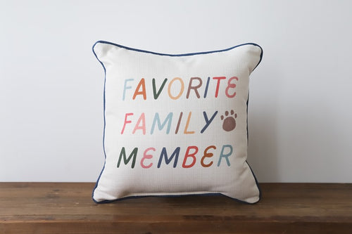 Favorite Family Member Pillow