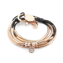 Load image into Gallery viewer, Eloise Crystal Paw Wrap Bracelet