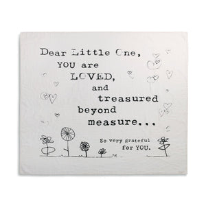 Love Letter Swaddle- Dear Little One